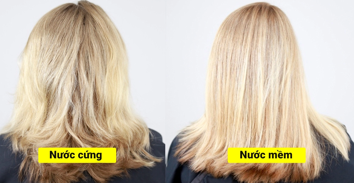 Nước cứng ảnh hưởng đến tóc