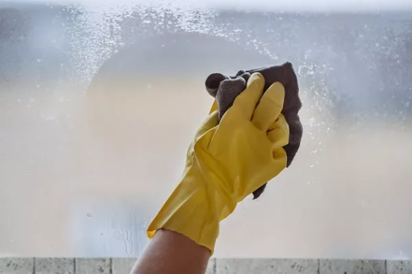 Loại bỏ nước cứng trên kính