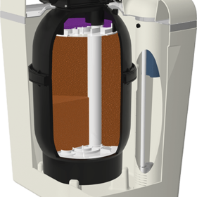 Tank chứa hạt làm mềm nước