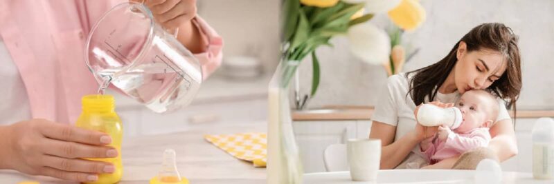 Có nên sử dụng nước lọc để pha sữa công thức