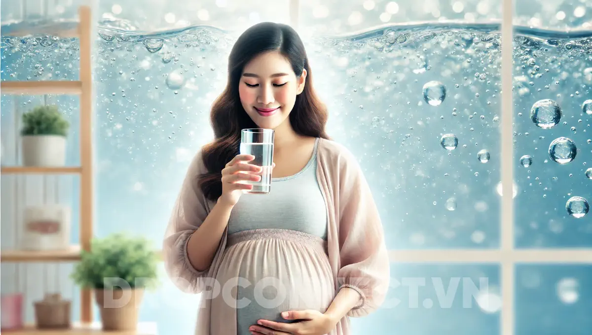 tầm quan trọng của nước với phụ nữ mang thai