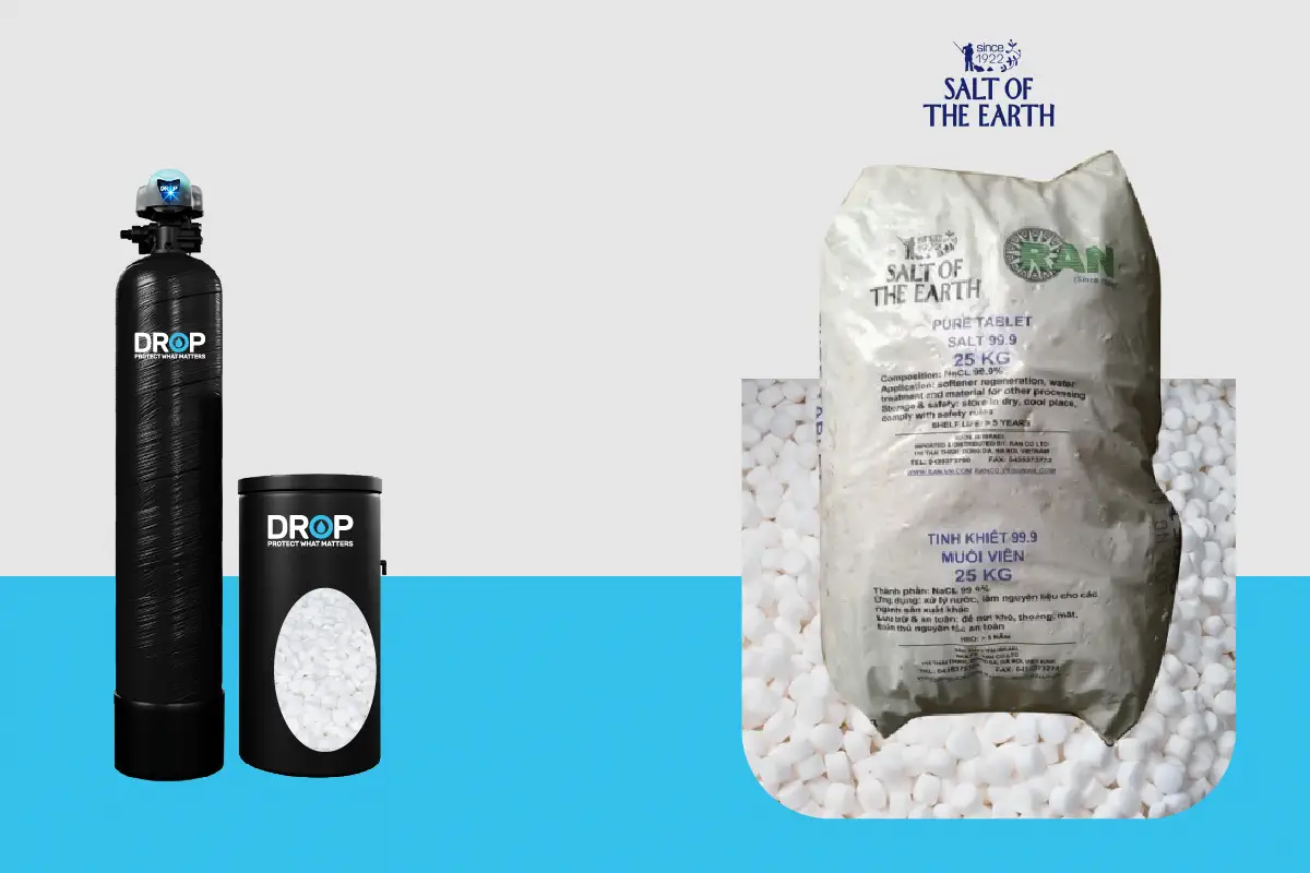 Muối hoàn nguyên là gì? Giải mã vai trò trong hệ lọc tổng