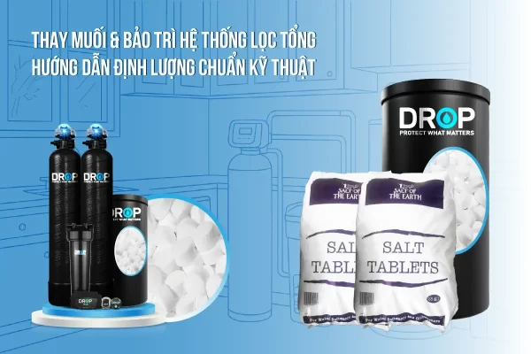 Thay Muối Lọc Nước Bảo Trì Hệ Lọc: Định Lượng Chính Xác & Tối Ưu Chi Phí