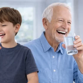 Trẻ em - người lớn tuổi nên uống nước gì để bảo vệ răng miệng lâu dài?